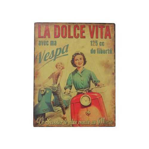 La Dolce Vita fémtábla