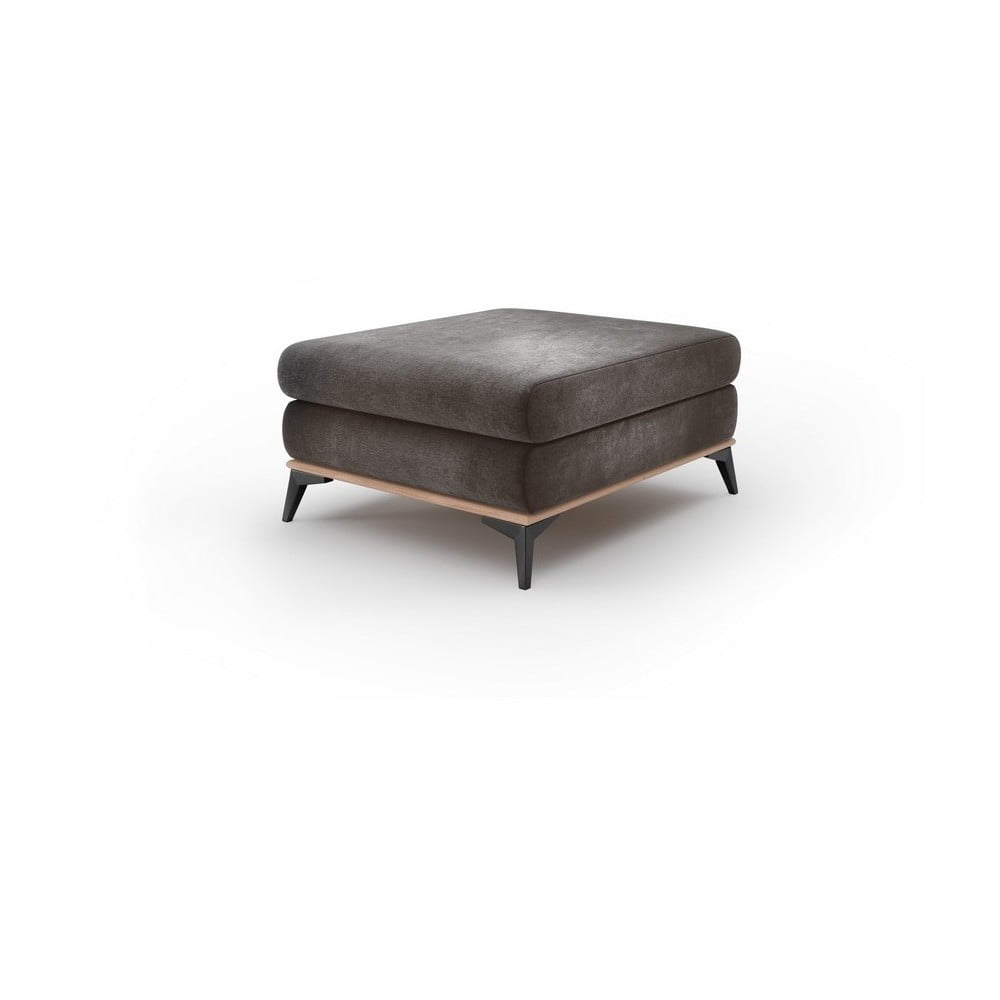 Astre sötétbarna bársonypuff - Windsor & Co Sofas