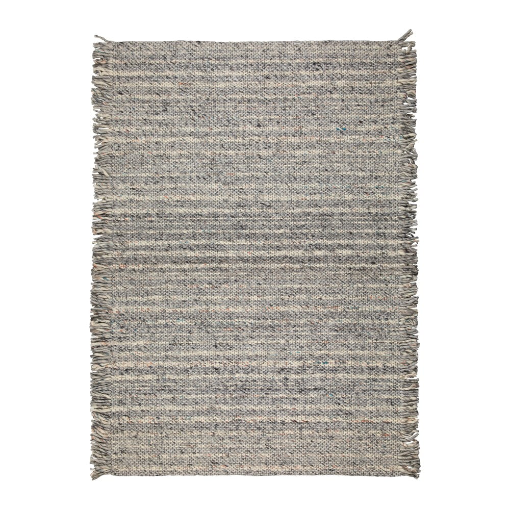 Frills szürke gyapjú szőnyeg