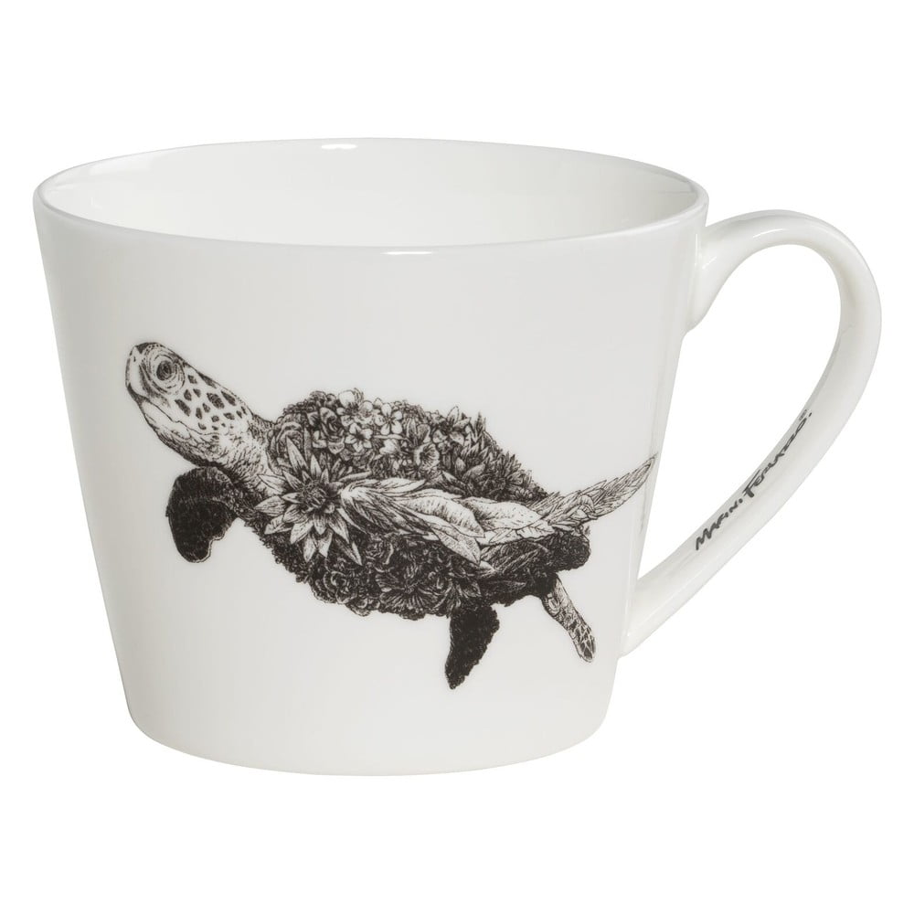 Marini Ferlazzo Sea Turtle fehér porcelán bögre