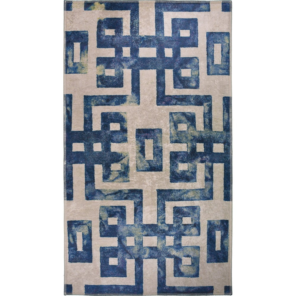 Kék/bézs szőnyeg 140x80 cm - Vitaus