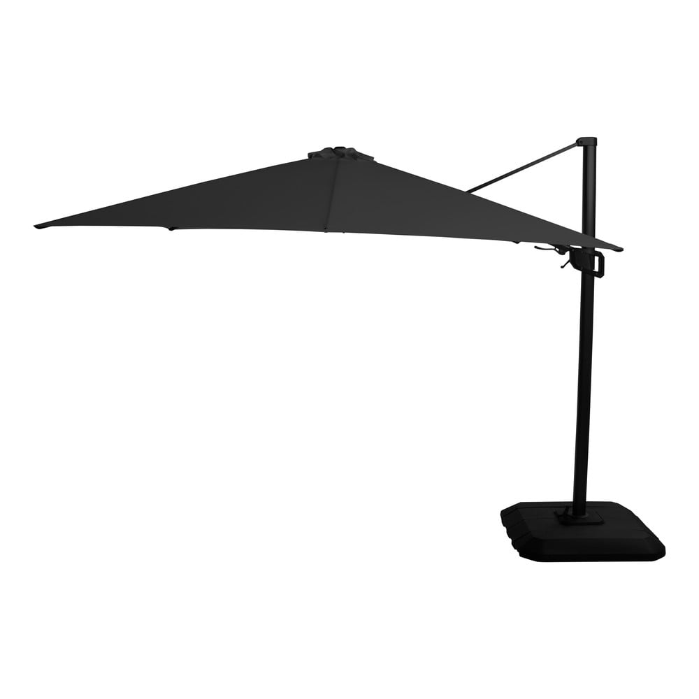 Deluxe fekete szögletes függő napernyő