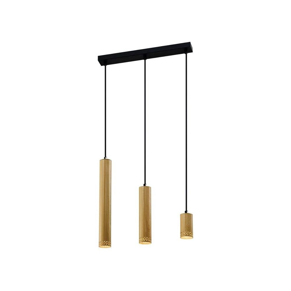 Fekete-aranyszínű függőlámpa fém búrával 6x46 cm Tubo – Candellux Lighting