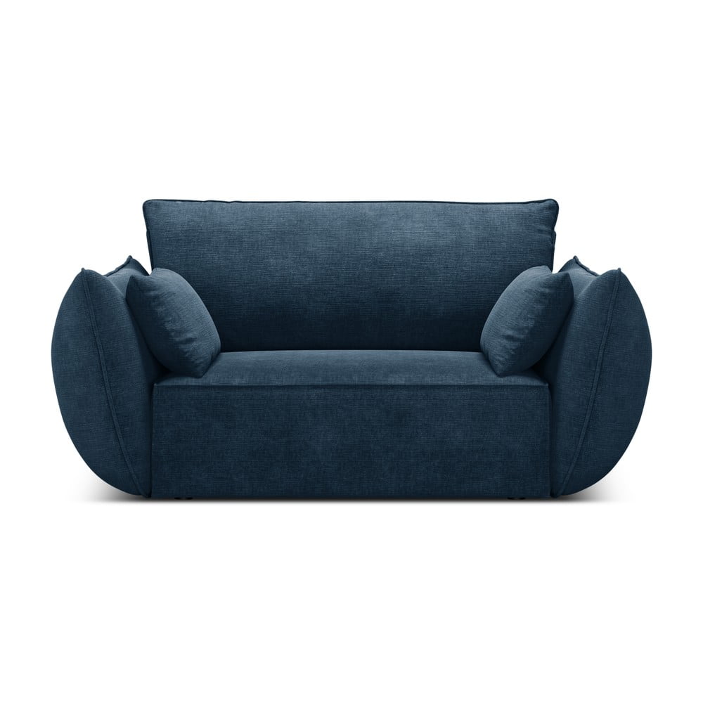 Sötétkék fotel Vanda – Mazzini Sofas