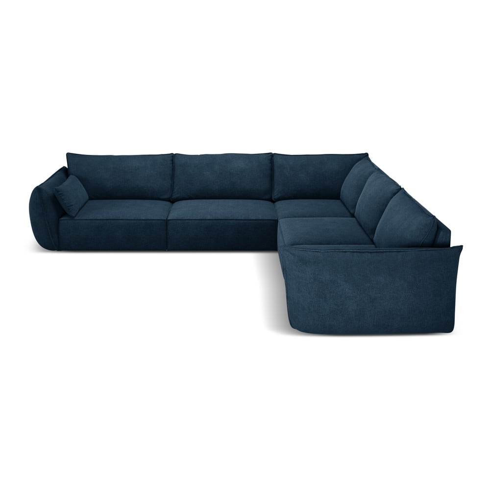 Sötétkék sarokkanapé (variálható) Vanda – Mazzini Sofas