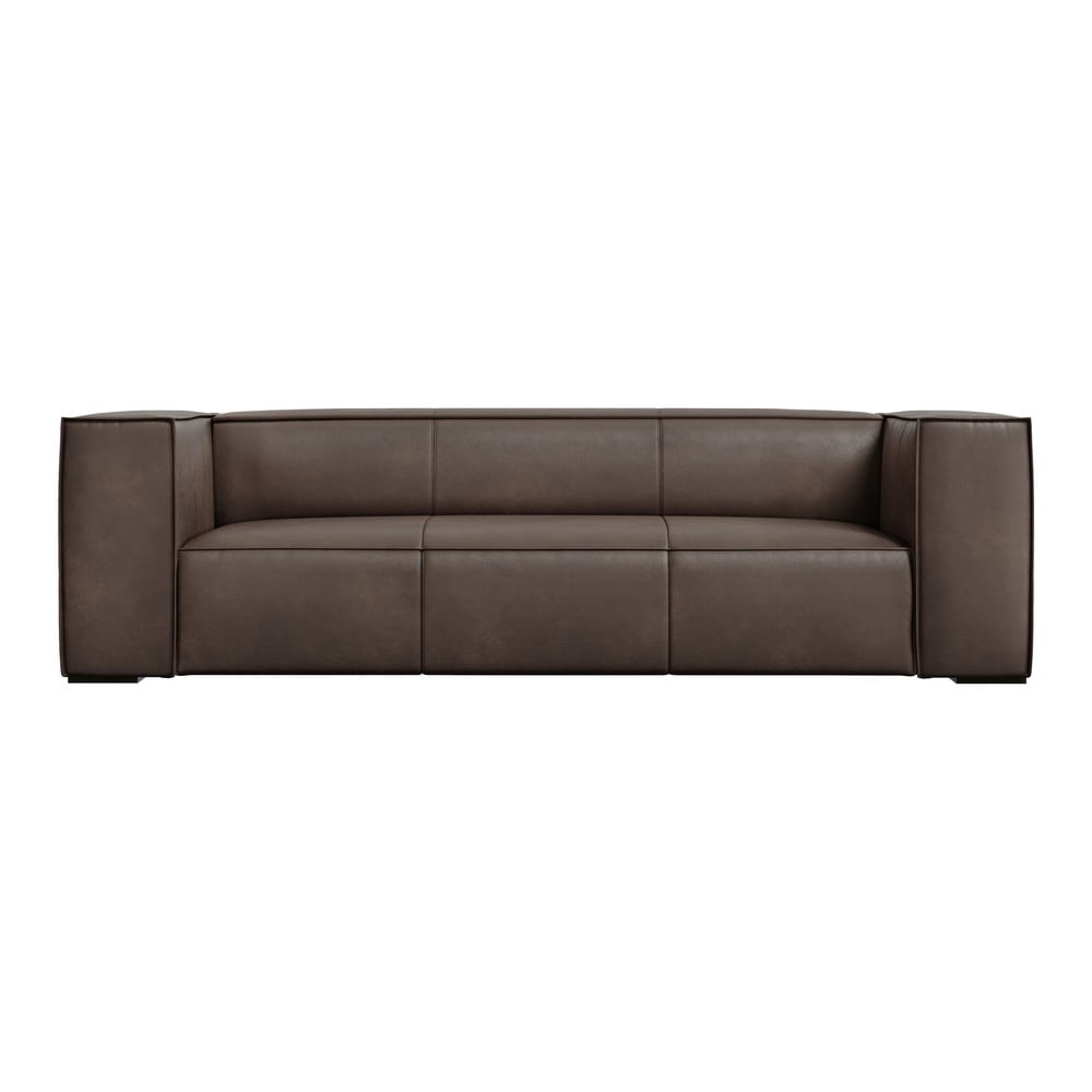 Barna bőr kanapé 227 cm Madame – Windsor & Co Sofas