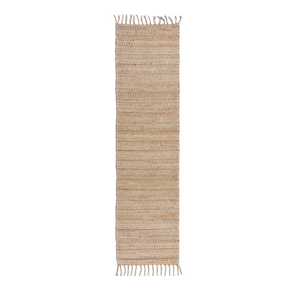 Natúr színű futószőnyeg típusú szőnyeg 60x230 cm Levi – Flair Rugs