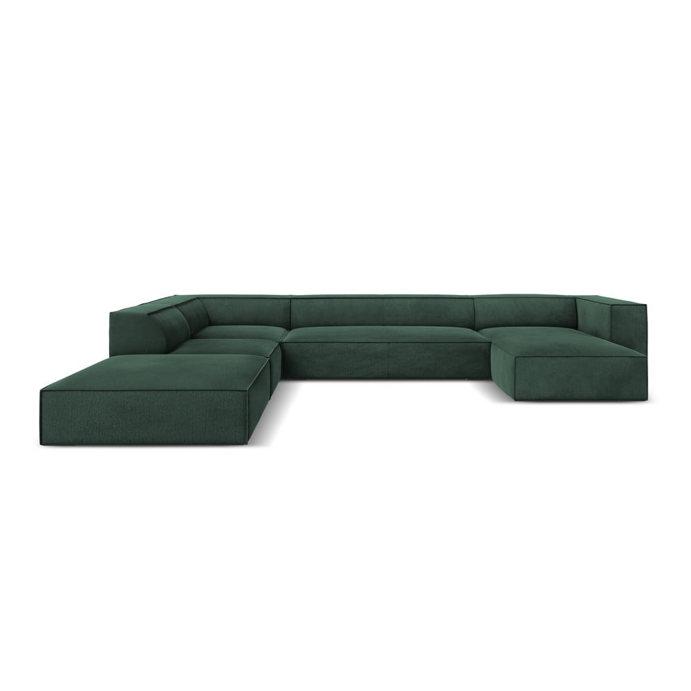 Sötétzöld sarokkanapé (bal oldali) Madame – Windsor & Co Sofas