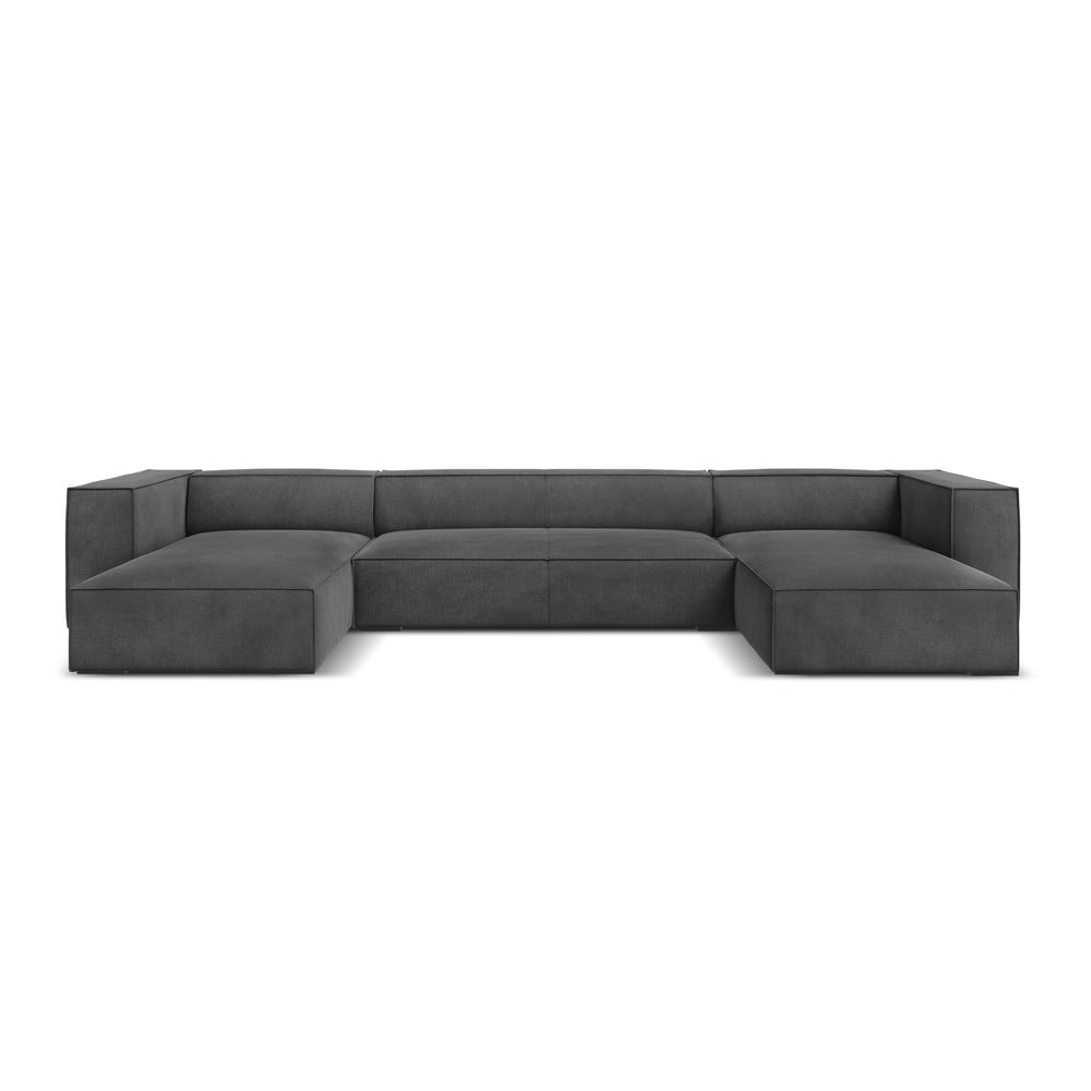 Szürke sarokkanapé ("U" alakú) Madame – Windsor & Co Sofas