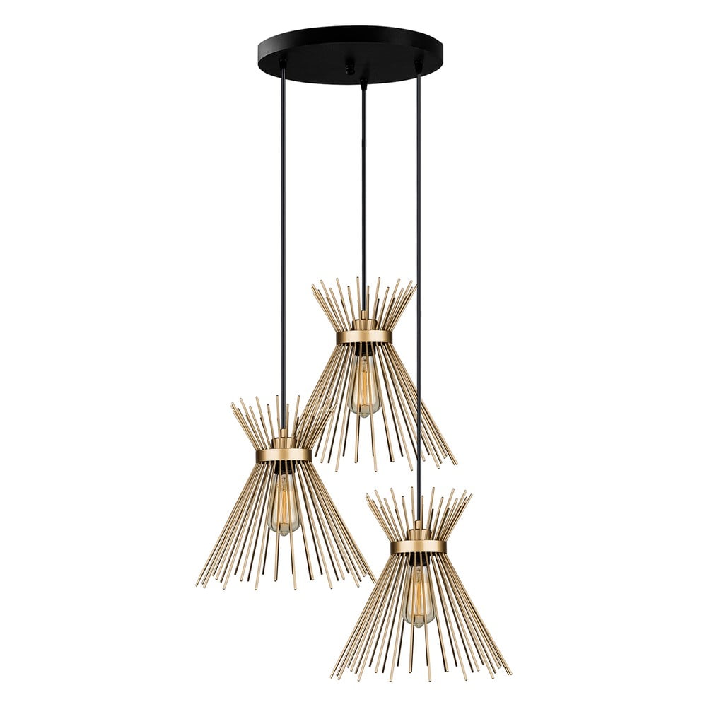 Aranyszínű fém függőlámpa ø 34 cm Izmir – Squid Lighting