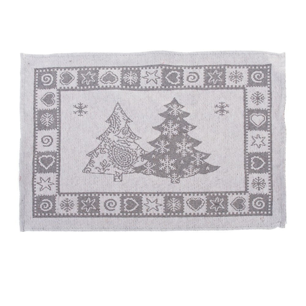 Karácsonyi mintás textil tányéralátét 48x33 cm – Dakls