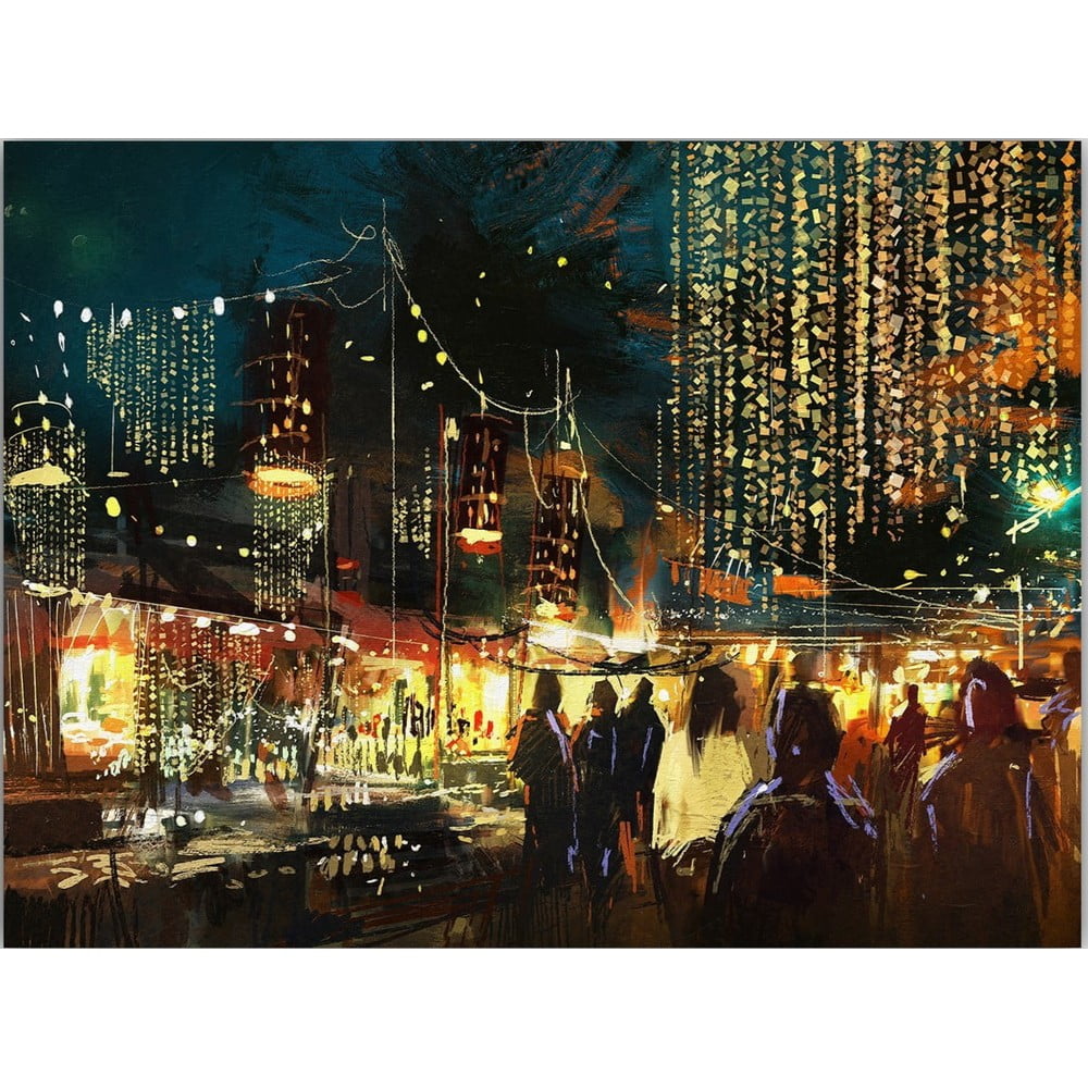 Kép 100x70 cm City Street – Wallity