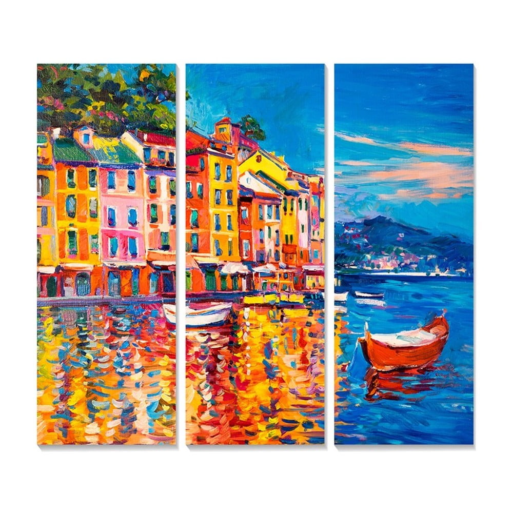 Kép szett 3 db-os 20x50 cm Italy – Wallity