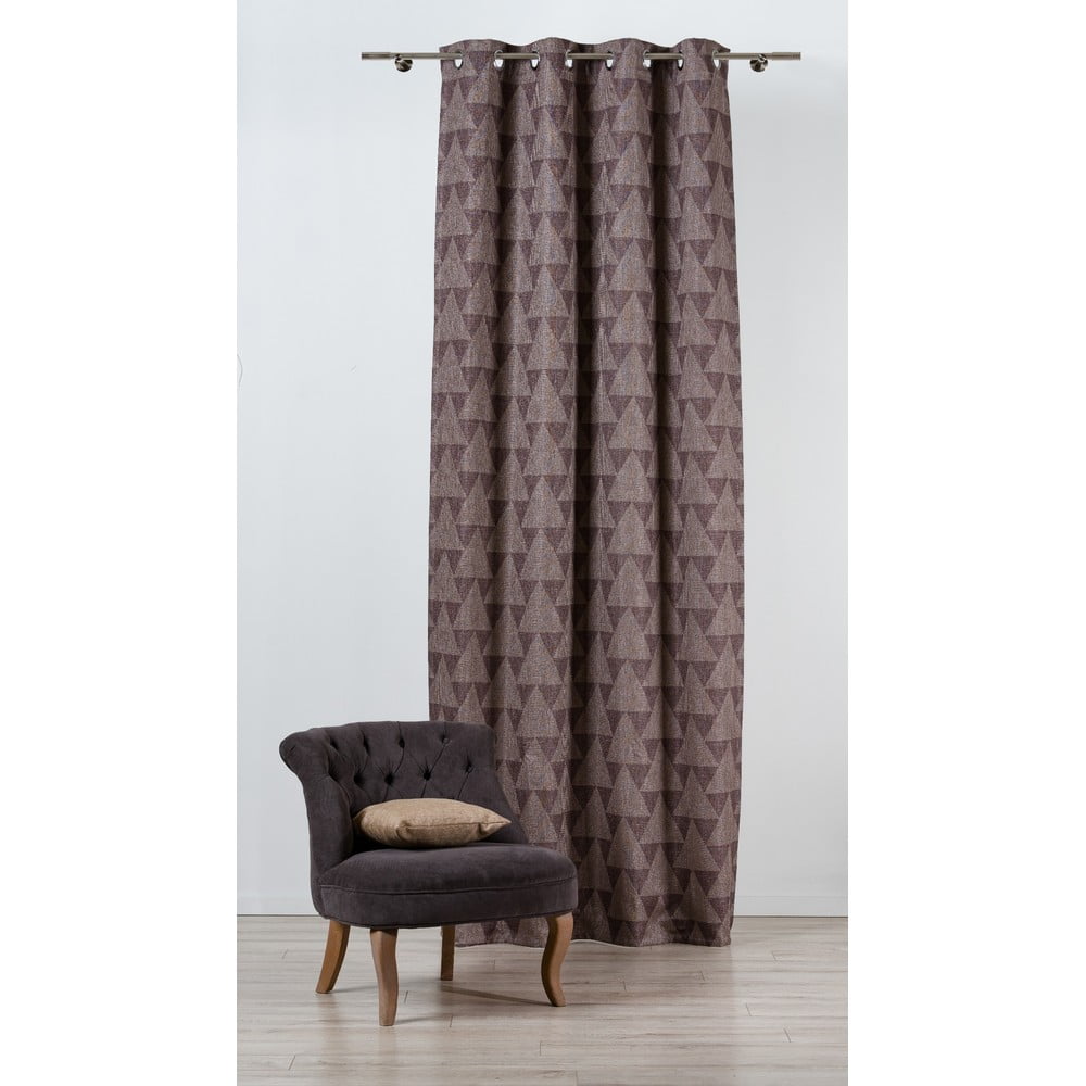 Barna függöny 130x260 cm Zatapa – Mendola Fabrics