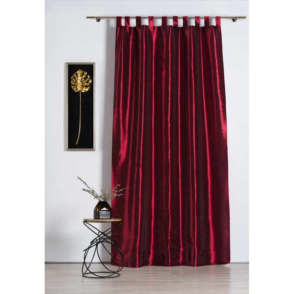 Borvörös függöny 140x245 cm Royal Taffeta – Mendola Fabrics