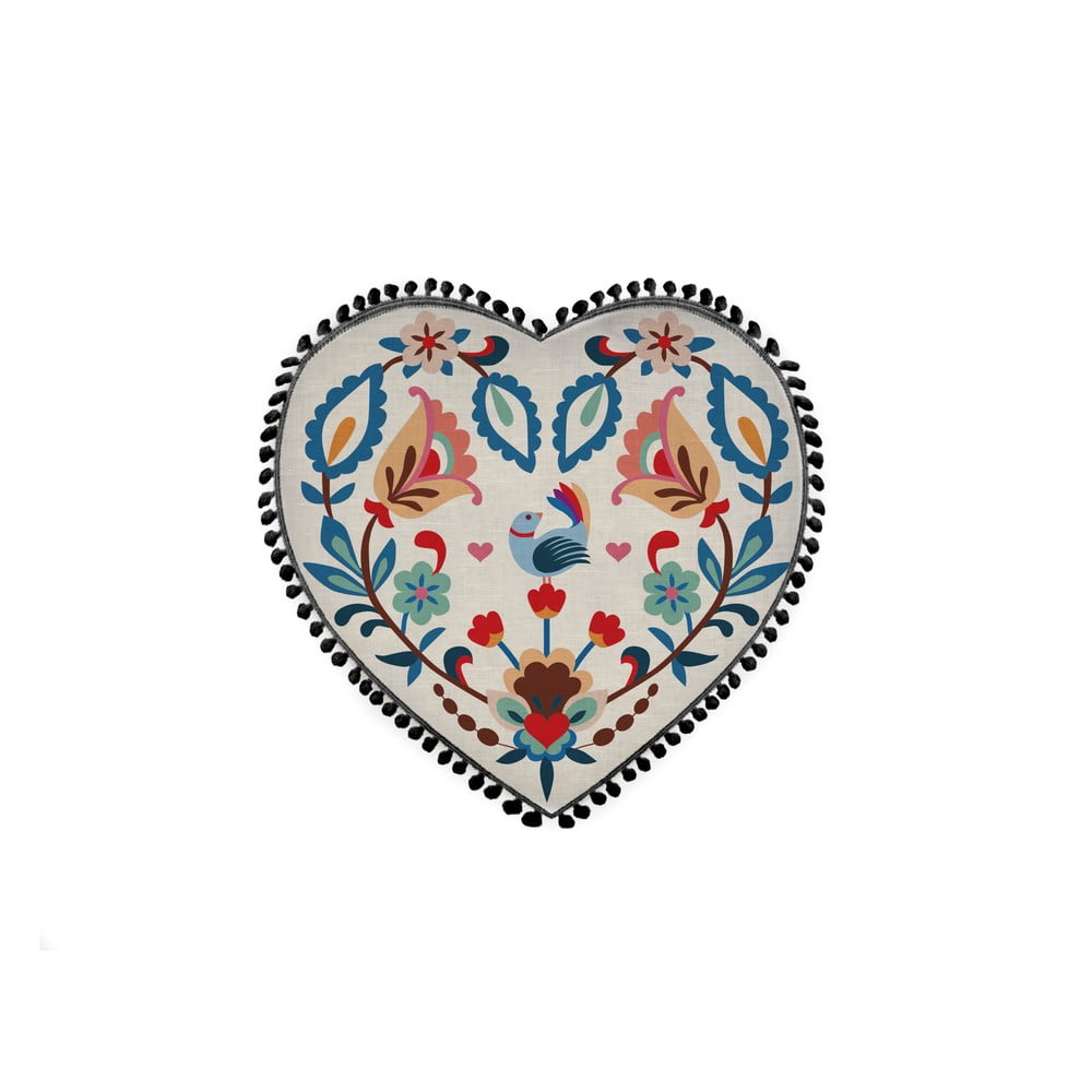 Díszpárna 45x45 cm Heart – Madre Selva