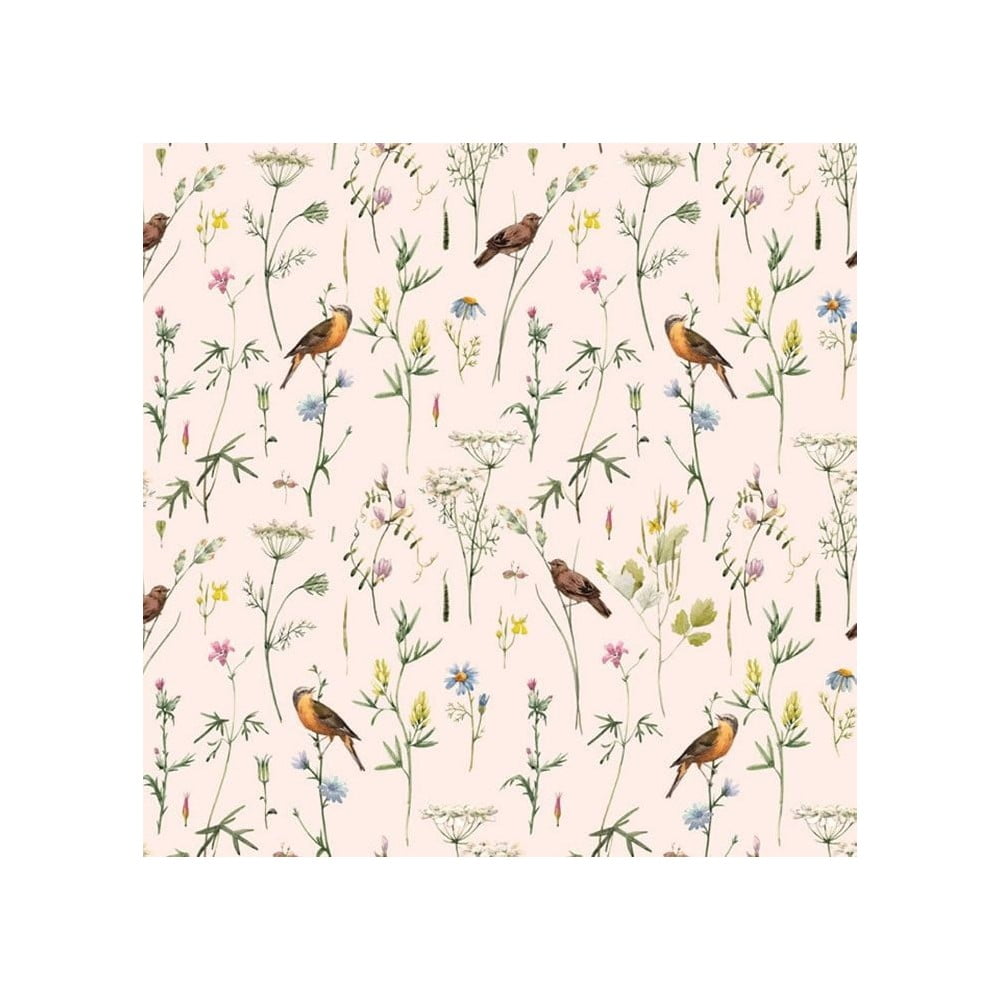 Tapéta 100x280 cm Meadow with Birds – Dekornik