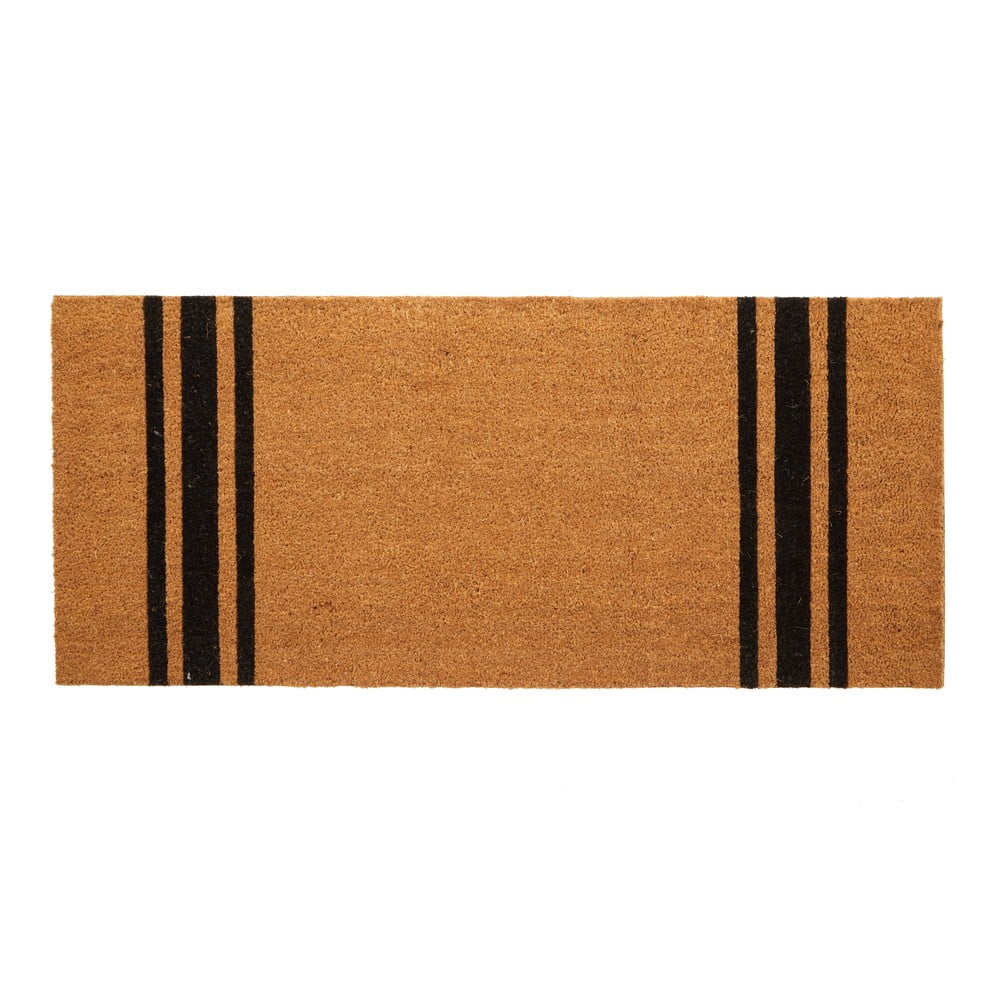 Kókuszrost lábtörlő 55x125 cm Black Stripe – Premier Housewares