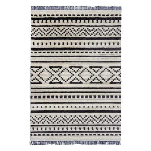 Fekete-fehér szőnyeg 160x230 cm Sabri – Flair Rugs