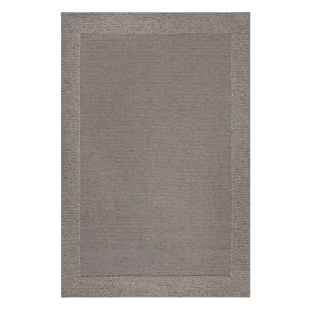 Szürke gyapjú szőnyeg 120x170 cm Rue – Flair Rugs