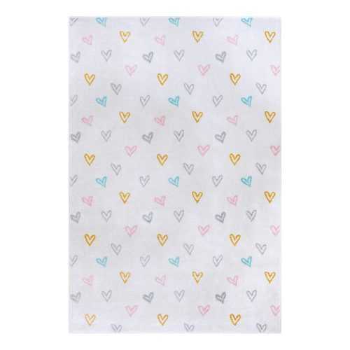 Fehér gyerek szőnyeg 160x235 cm Hearts – Hanse Home