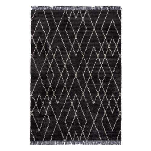 Fekete szőnyeg 160x230 cm Aisha – Flair Rugs