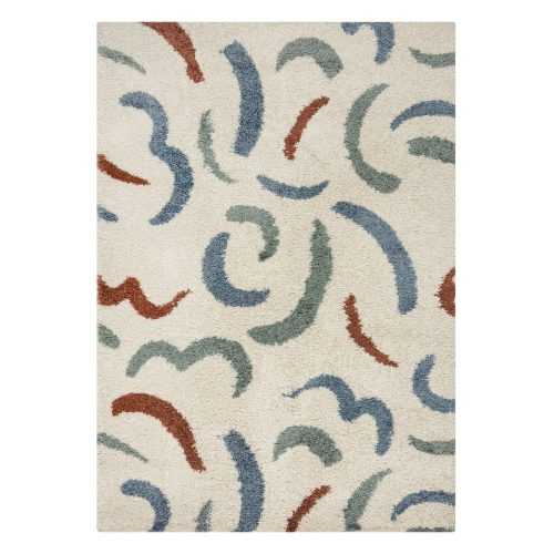 Krémszínű szőnyeg 120x170 cm Squiggle – Flair Rugs