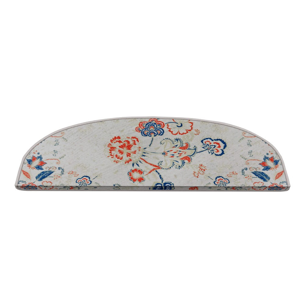 Lépcsőszőnyeg szett 16 db-os 20x65 cm Floral Path – Vitaus