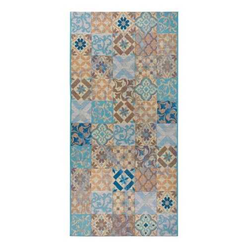 Kék futószőnyeg 75x150 cm Cappuccino Mosaik – Hanse Home