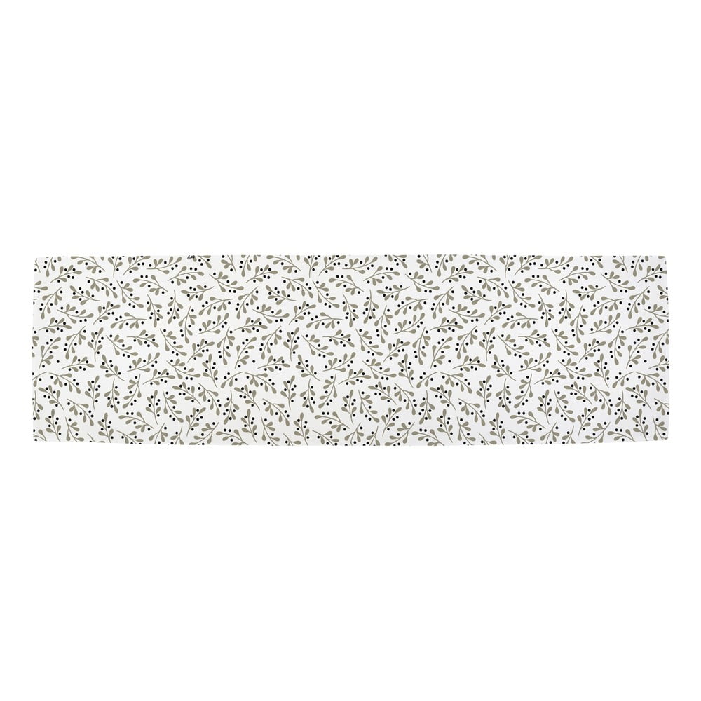 Pamut asztali futó karácsonyi mintával 40x140 cm Mistletoe Kiss – Butter Kings