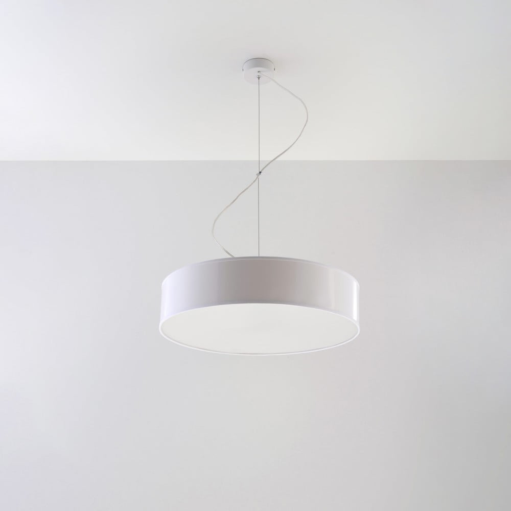 Fehér függőlámpa ø 45 cm Atis – Nice Lamps