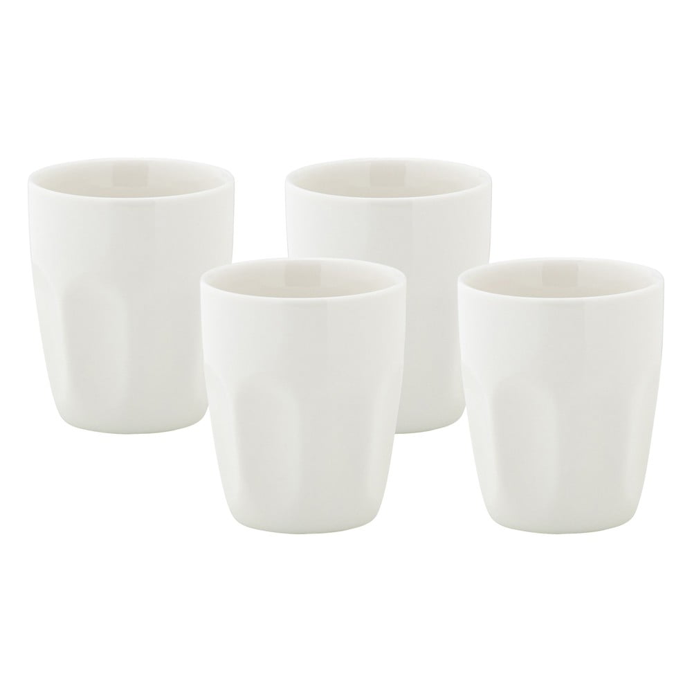 Fehér porcelán bögre szett 4 db-os 200 ml Basic – Maxwell & Williams