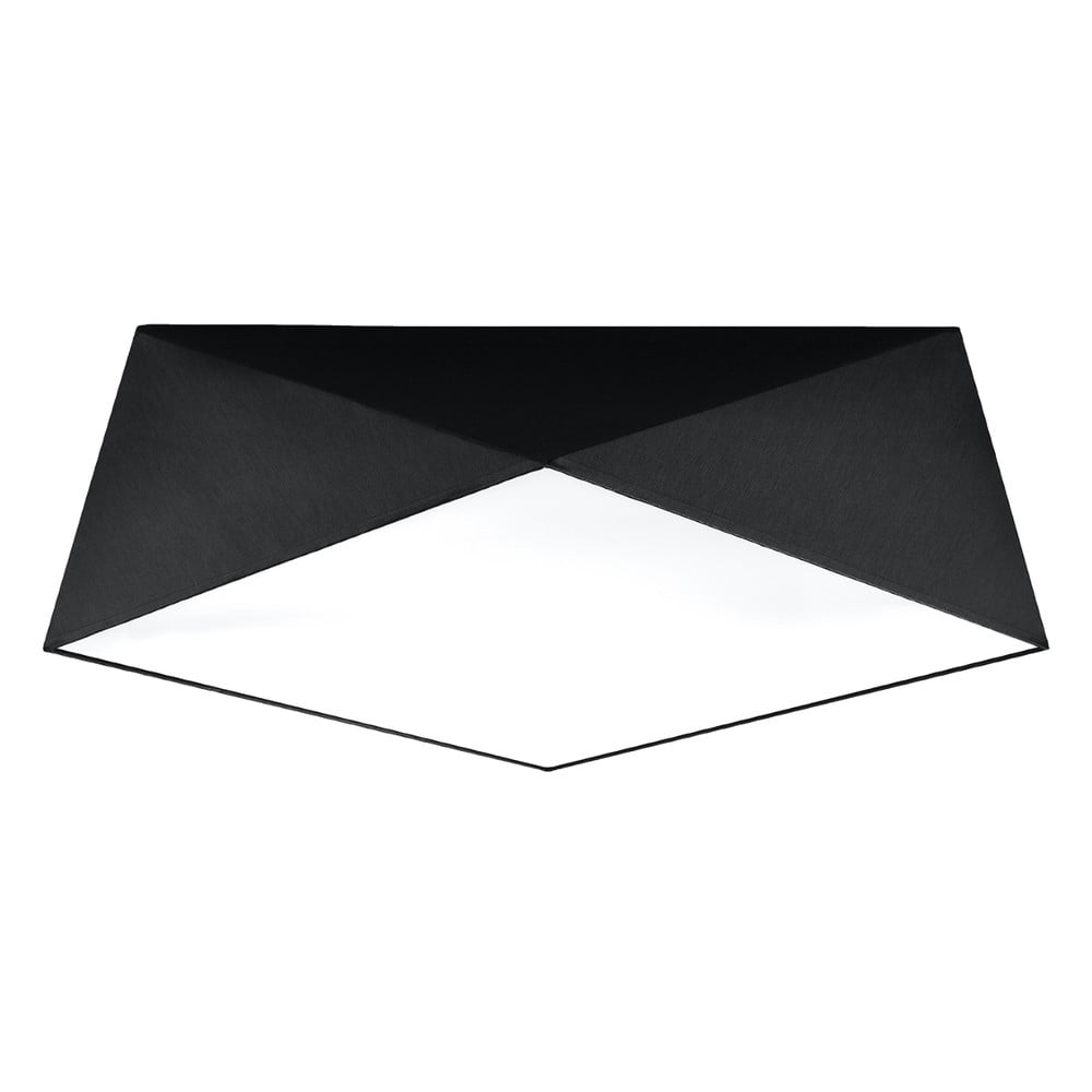 Fekete mennyezeti lámpa 45x45 cm Koma – Nice Lamps