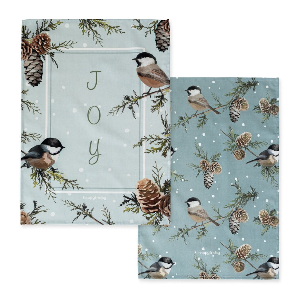 Pamut konyharuha szett 2 db-os 50x70 cm Sparrow – Happy Friday