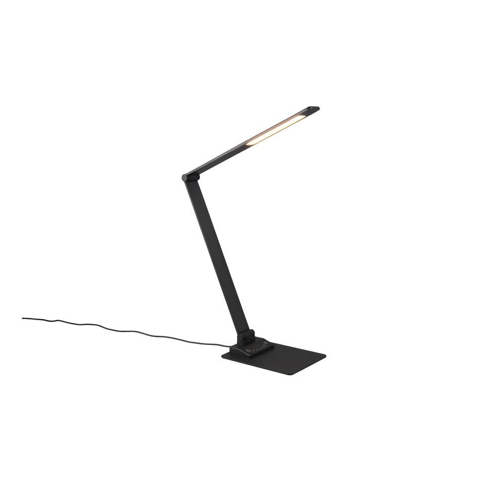 Fekete LED dimmelhető asztali lámpa (magasság 72 cm) Travis – Trio