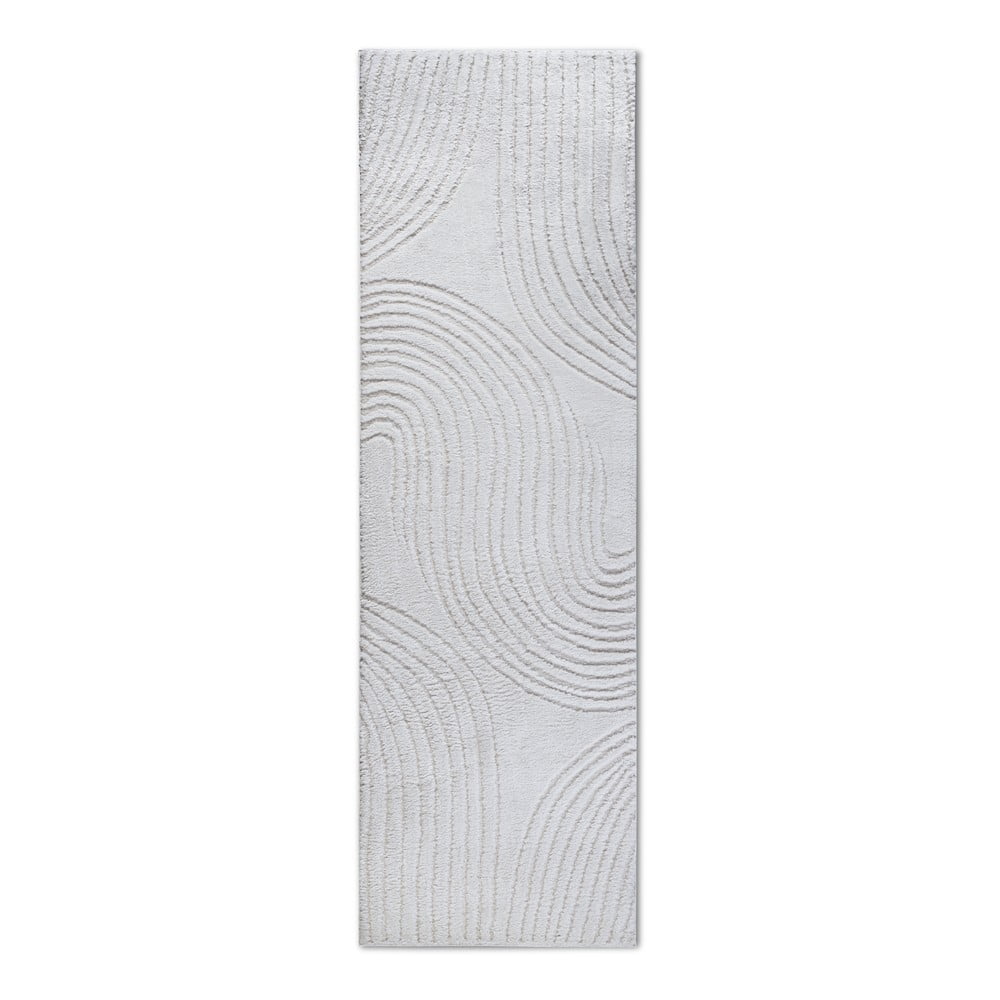 Krémszínű futószőnyeg 80x240 cm Pigment Cream White – Elle Decoration