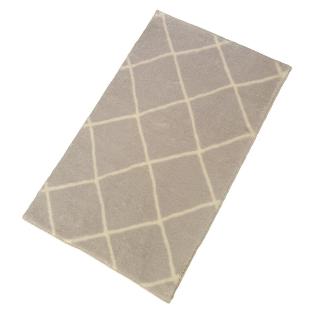 Szürke fürdőszobai kilépő 50x80 cm Diamond – Mila Home