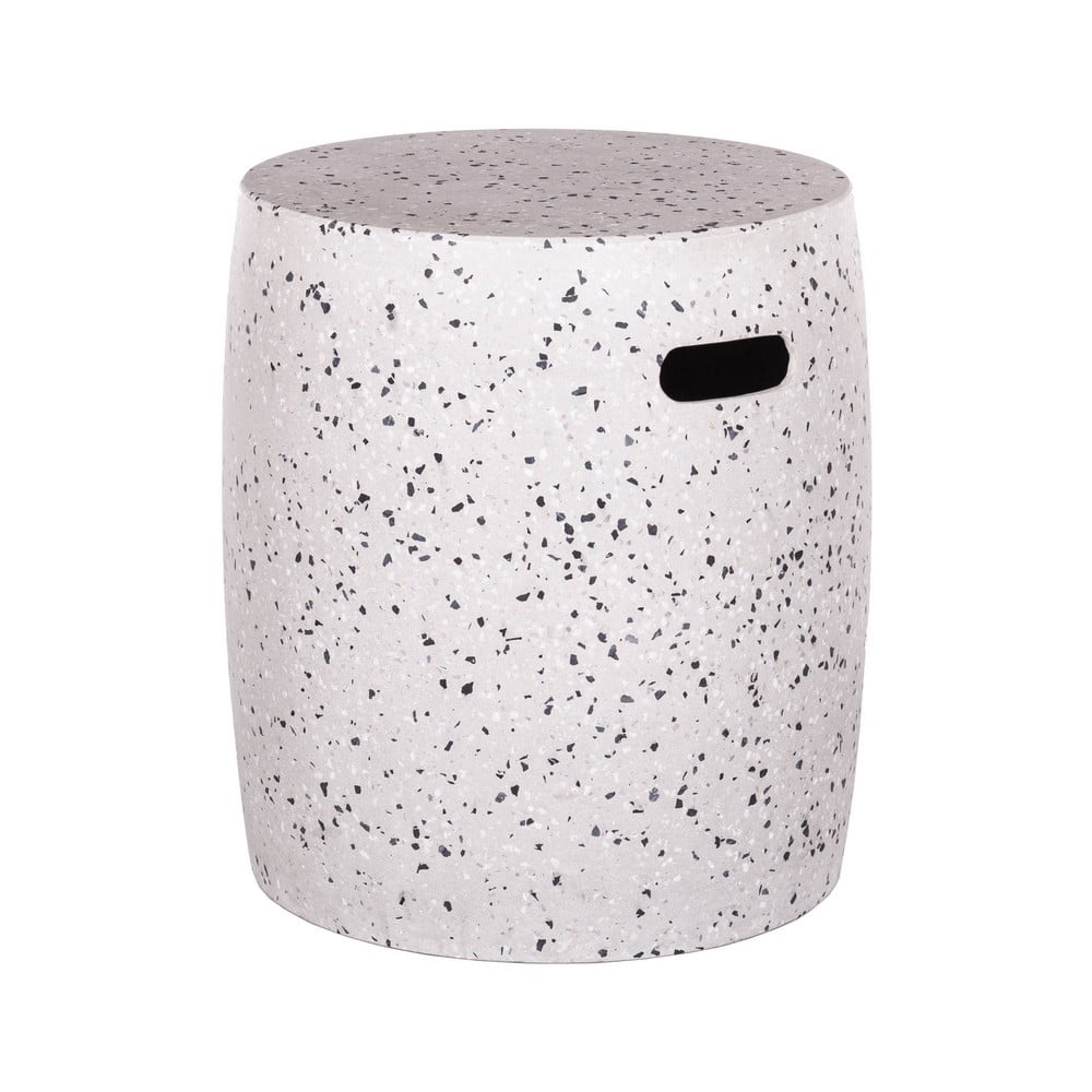 Terrazzo kerek kerti tárolóasztal ø 40 cm Terrazzo – LDK Garden