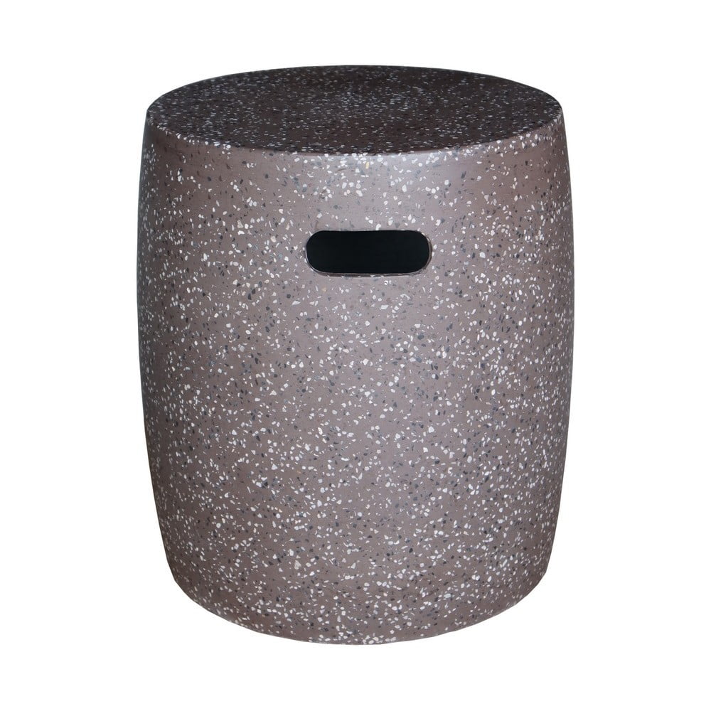 Terrazzo kerek kerti tárolóasztal ø 40 cm Terrazzo – LDK Garden