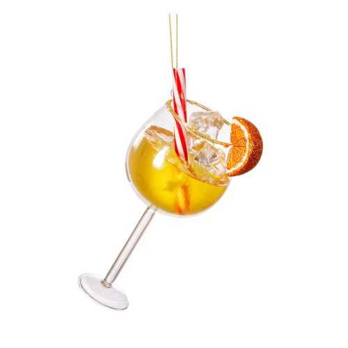 Üveg karácsonyfadísz Aperol Spritz – Sass & Belle