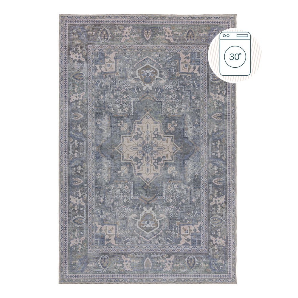 Zöld mosható szőnyeg újrahasznosított szálkeverékből 120x170 cm Windsor – Flair Rugs