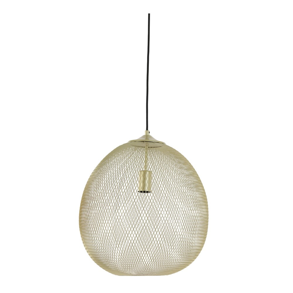 Aranyszínű függőlámpa fém búrával ø 40 cm Moroc – Light & Living