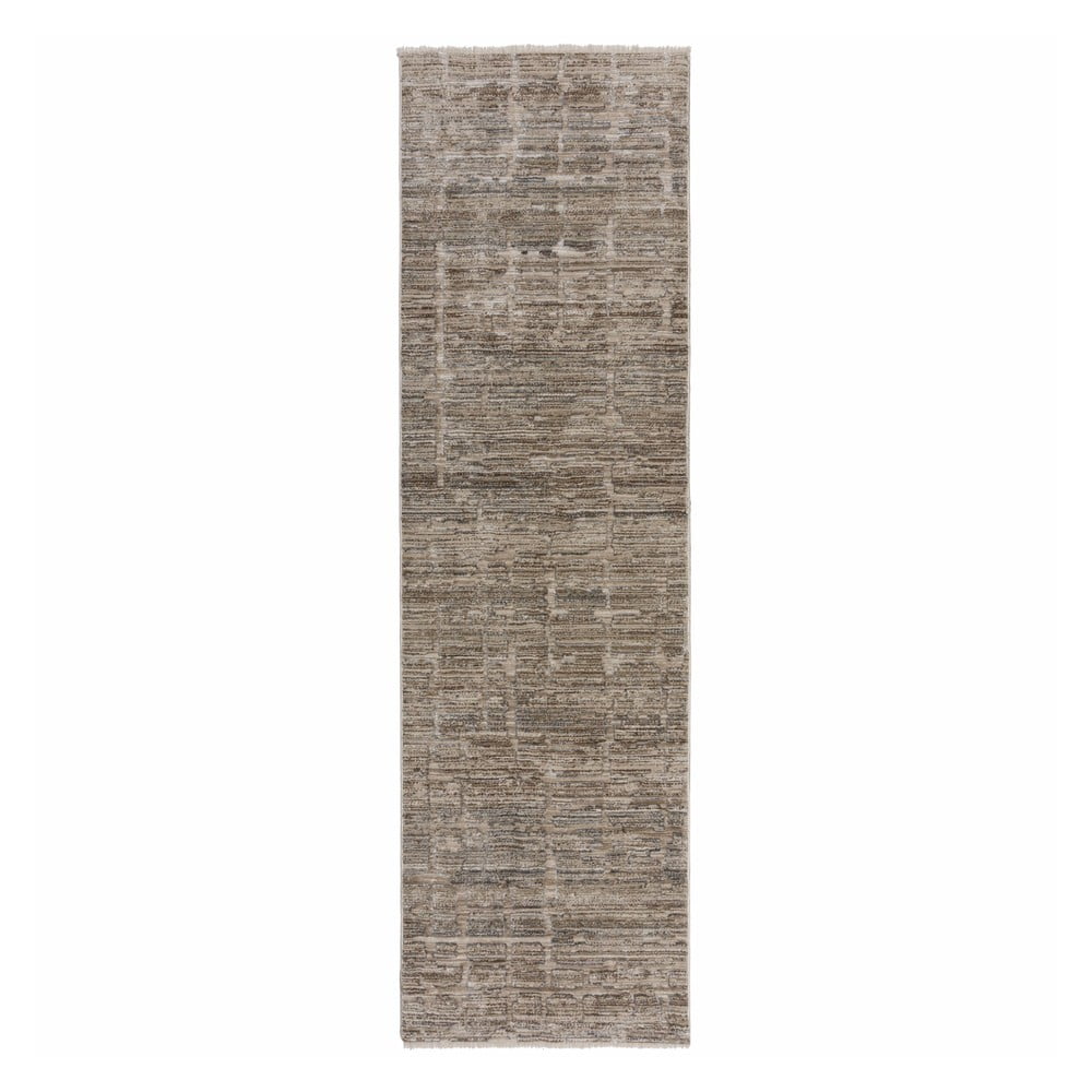 Bézs futószőnyeg 66x300 cm Matilda Abstract – Flair Rugs