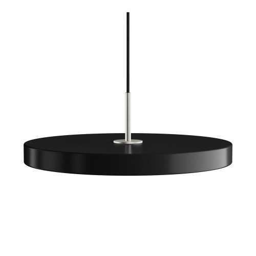 Fekete LED dimmelhető függőlámpa fém búrával ø 43 cm Asteria Plus Medium – UMAGE