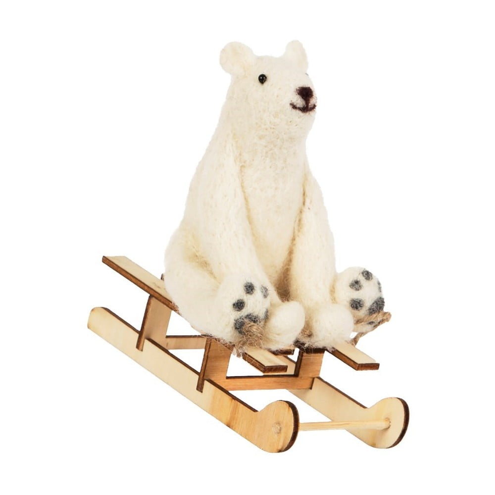 Karácsonyi figura Polar Bear – Sass & Belle