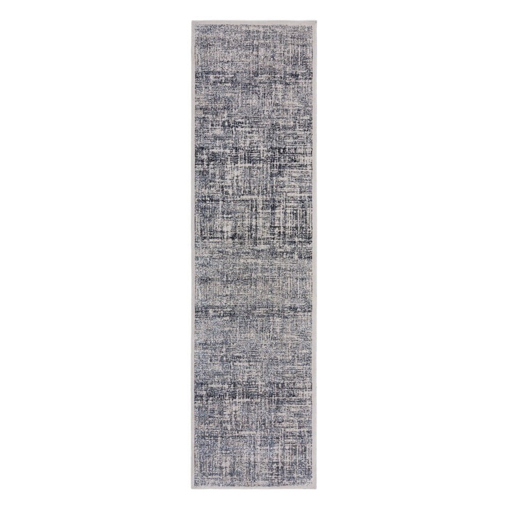 Kék futószőnyeg 80x300 cm Eris Trace – Flair Rugs