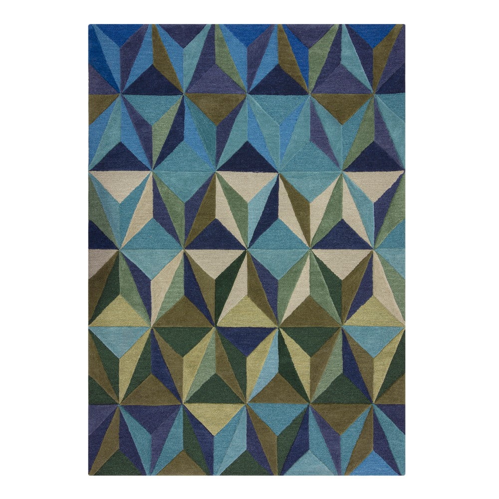 Kék gyapjú szőnyeg 160x230 cm Reverie – Flair Rugs