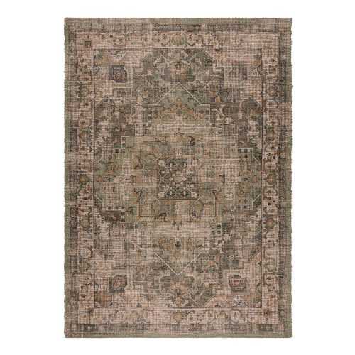 Khaki kézi szövésű jutakeverék szőnyeg 120x170 cm Selena Jute Traditional – Flair Rugs