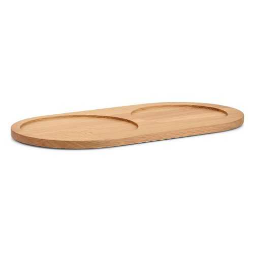 Kisállat tálka alátét 24x46 cm Doppio Oak Natural M/L – MiaCara