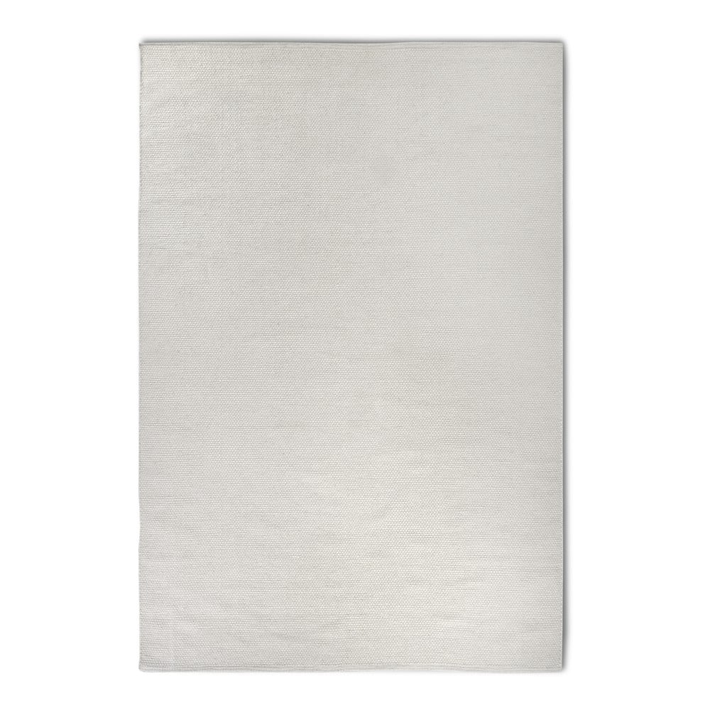 Krémszínű kézi szövésű gyapjúkeverék szőnyeg 60x90 cm Pradesh Natural White – Elle Decoration